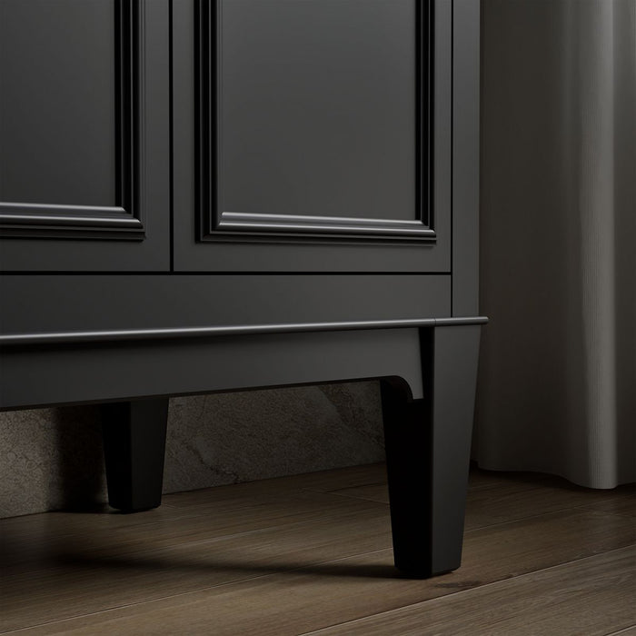 KOHLER K-33545-ASB Southerk 36" bathroom vanity cabinet with sink and quartz top, slate grey - view 3
