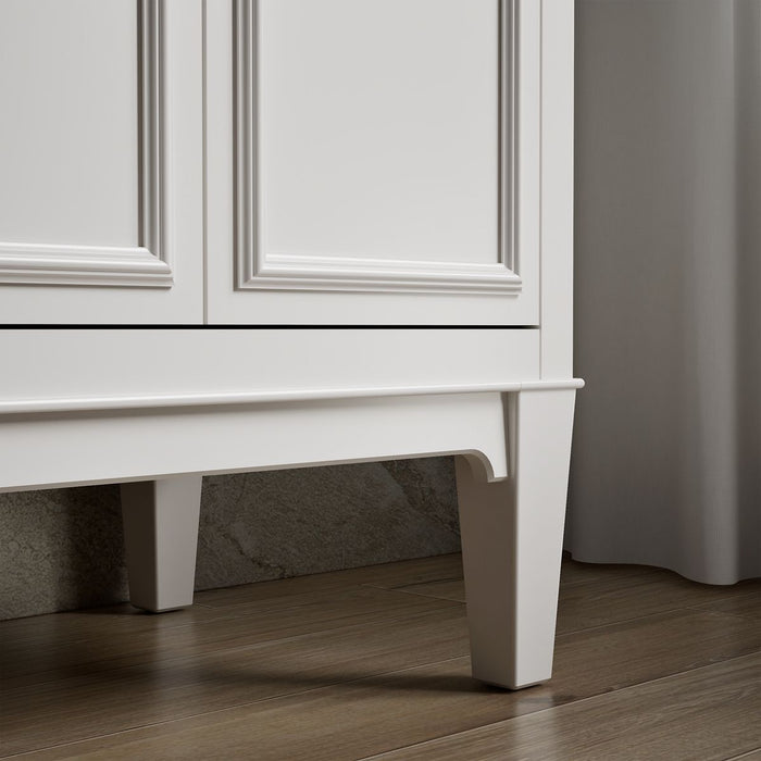 KOHLER K-33545-ASB Southerk 36" bathroom vanity cabinet with sink and quartz top, white - view 3