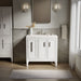 KOHLER K-33545-ASB Southerk 36" bathroom vanity cabinet with sink and quartz top, white - view 4