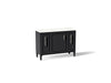 KOHLER K-33546-ASB Southerk 48" bathroom vanity cabinet with sink and quartz top, slate grey