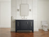 KOHLER K-33546-ASB Southerk 48" bathroom vanity cabinet with sink and quartz top, slate grey - view 3