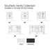 KOHLER K-33547-ASB Southerk 60" bathroom vanity cabinet with sinks and quartz top, white - view 4