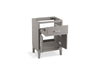 KOHLER K-33551-ASB Seer 24" bathroom vanity cabinet with sink and quartz top, mohair grey - view 2