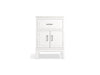 KOHLER K-33551-ASB Seer 24" bathroom vanity cabinet with sink and quartz top, white - view 4