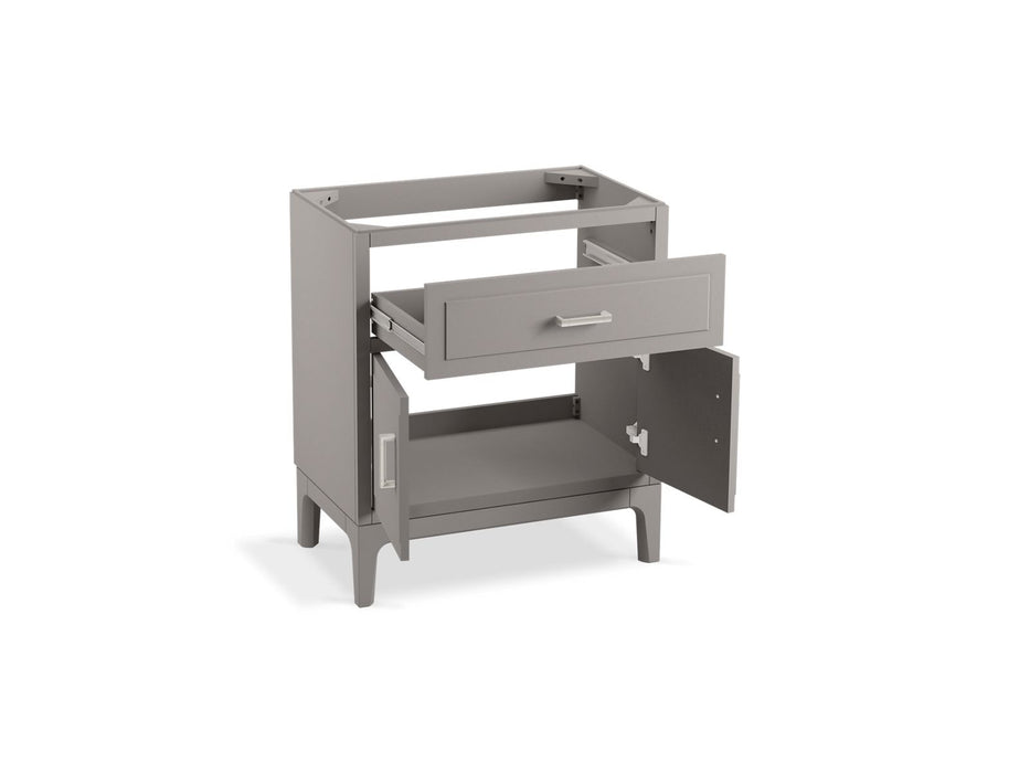 KOHLER K-33552-ASB Seer 30" bathroom vanity cabinet with sink and quartz top, mohair grey - view 2