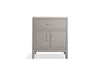 KOHLER K-33552-ASB Seer 30" bathroom vanity cabinet with sink and quartz top, mohair grey - view 4
