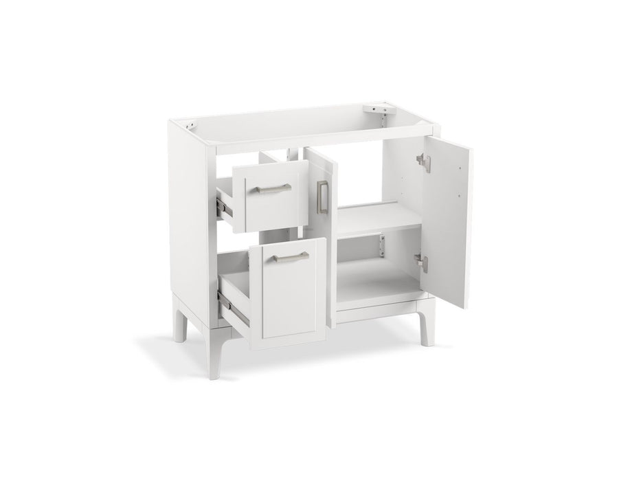 KOHLER K-33553-ASB Seer 36" bathroom vanity cabinet with sink and quartz top