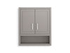 KOHLER K-33557-ASB Seer 24" x 28" wall cabinet, mohair grey - view 3