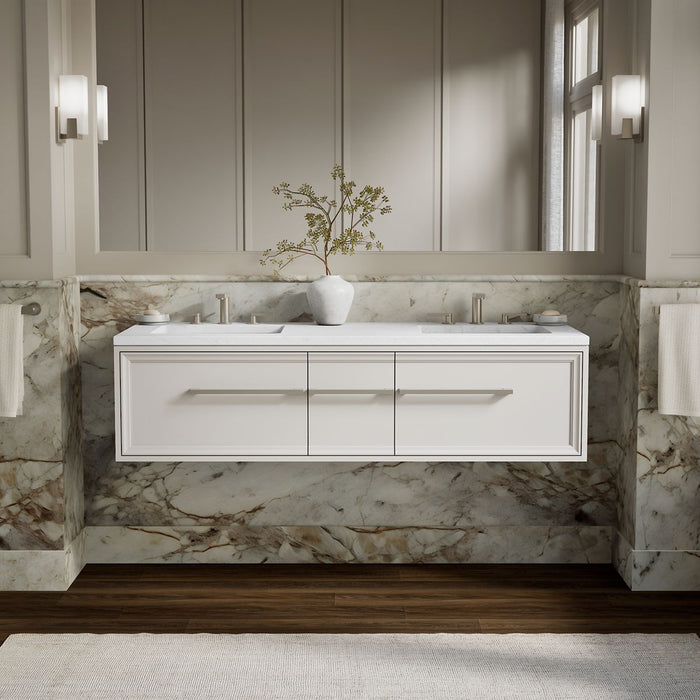 KOHLER K-33567 Lodern 60" wall-hung bathroom vanity cabinet