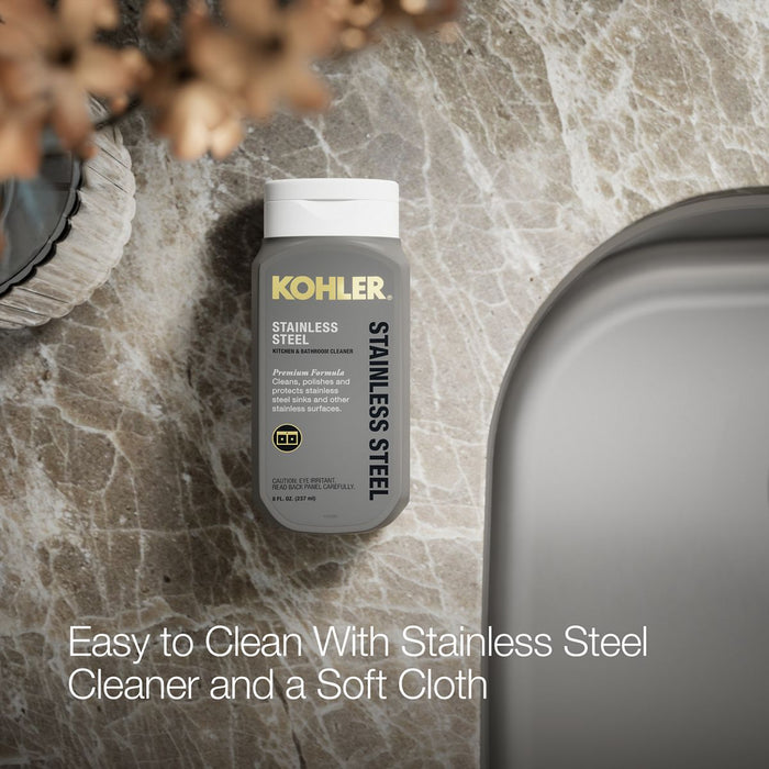 KOHLER K-3356 Undertone 35-1/4 undermount double-bowl kitchen sink, stainless steel - view 2