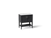 KOHLER K-33578-ASB Winnow 30" bathroom vanity cabinet with sink and quartz top, slate grey