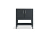 KOHLER K-33578-ASB Winnow 30" bathroom vanity cabinet with sink and quartz top, slate grey - view 4