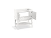 KOHLER K-33578-ASB Winnow 30" bathroom vanity cabinet with sink and quartz top, white - view 2