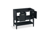KOHLER K-33579-ASB Winnow 36" bathroom vanity cabinet with sink and quartz top, slate grey - view 2