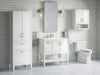 KOHLER K-33579-ASB Winnow 36" bathroom vanity cabinet with sink and quartz top, white - view 3