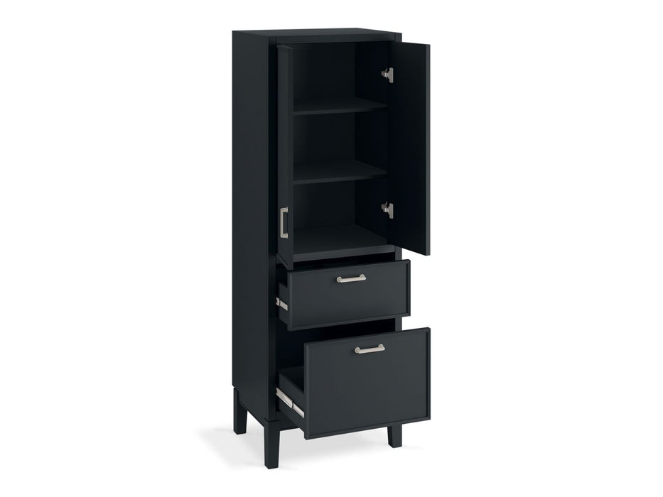 KOHLER K-33582-ASB Winnow 24" x 70" linen tower