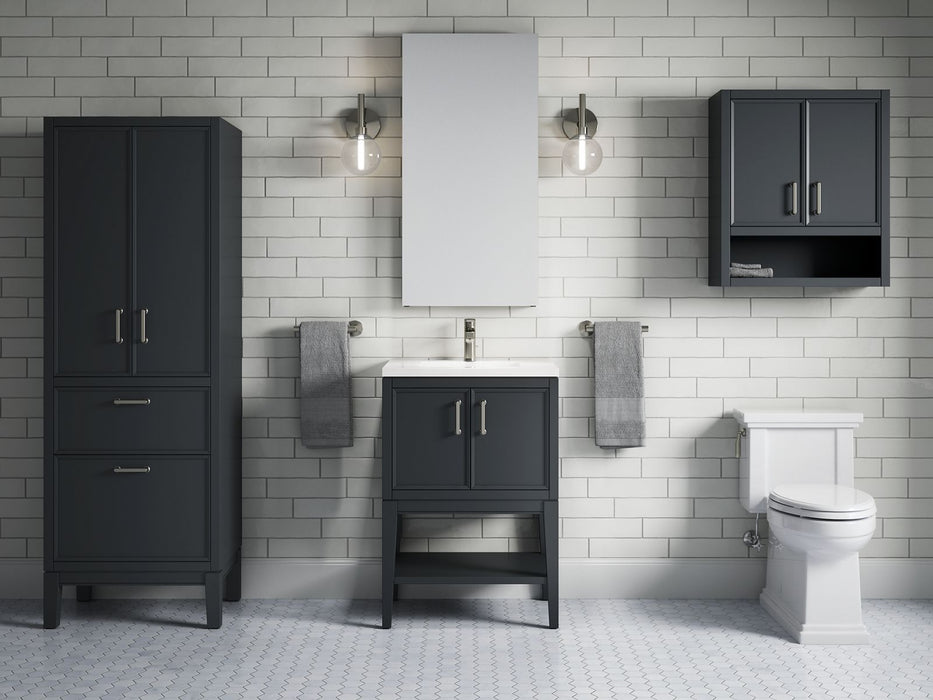 KOHLER K-33583-ASB Winnow 24" x 28" wall cabinet, slate grey - view 2