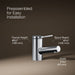 KOHLER K-33590-4K Elate Single-handle bathroom sink faucet, 1.0 gpm, polished chrome - view 4