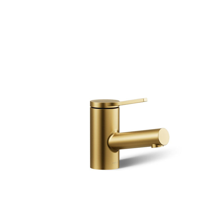 KOHLER K-33590-4N Elate Single-handle bathroom sink faucet, 0.5 gpm, vibrant brushed moderne brass - view 2