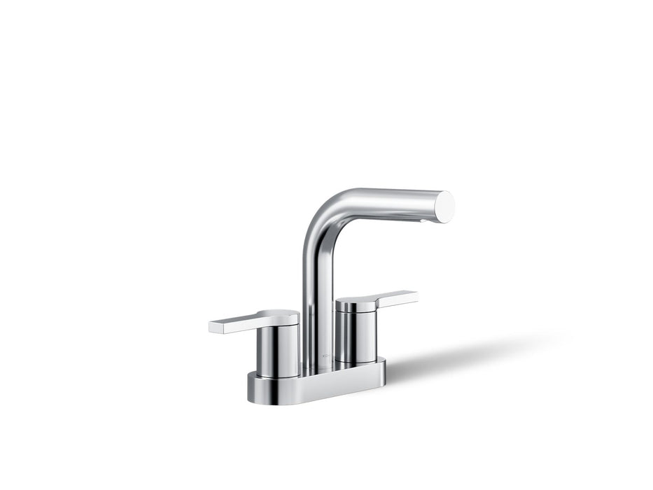 KOHLER K-33591-4N Elate Centerset Bathroom Sink Faucet, 0.5 GPM, polished chrome