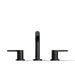 KOHLER K-33592-4K Elate Widespread Bathroom Sink Faucet, 1.0 GPM, matte black - view 5