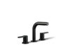 KOHLER K-33592-4N Elate Widespread Bathroom Sink Faucet, 0.5 GPM, matte black