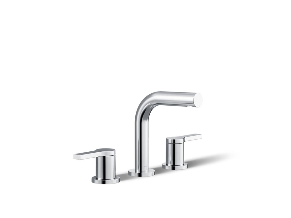KOHLER K-33592-4N Elate Widespread Bathroom Sink Faucet, 0.5 GPM, polished chrome