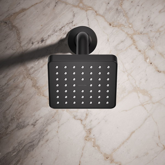 KOHLER K-33597 Venza Single-function Showerhead, 1.5 GPM, matte black - view 3