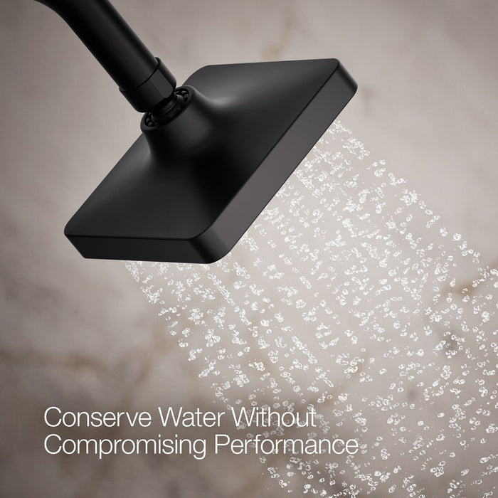 KOHLER K-33597 Venza Single-function Showerhead, 1.5 GPM, matte black - view 4