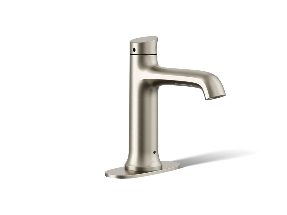KOHLER K-33624-9 Tone™ Touchless Bathroom Sink Faucet, 1.2 GPM, vibrant brushed nickel