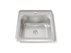 KOHLER K-3363-1 Staccato 20" top-mount single-bowl bar sink, stainless steel