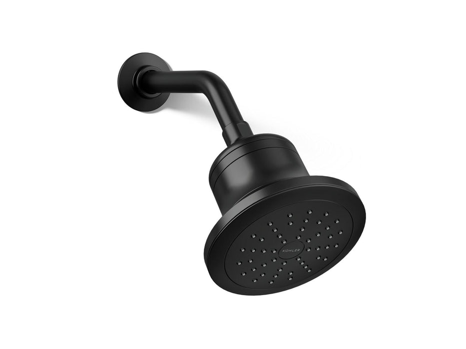 KOHLER K-33631-G Cinq Single-function filtered showerhead, 1.75 gpm, matte black
