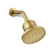 KOHLER K-33631-G Cinq Single-function filtered showerhead, 1.75 gpm, vibrant brushed moderne brass - view 5