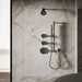 KOHLER K-33631 Cinq™ Round Single-function Filtered Showerhead, 2.5 GPM, matte black - view 3