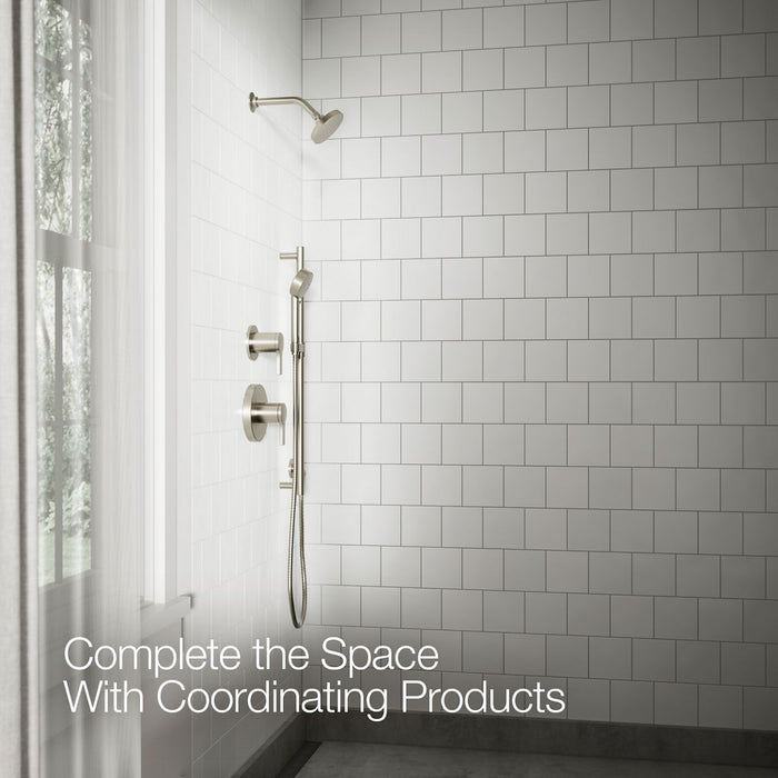 KOHLER K-33640 Elate Three-function Handshower, 1.5 GPM, vibrant brushed nickel - view 5