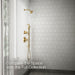 KOHLER K-33641 Elate Single-function Showerhead, 1.5 GPM, vibrant brushed moderne brass - view 4