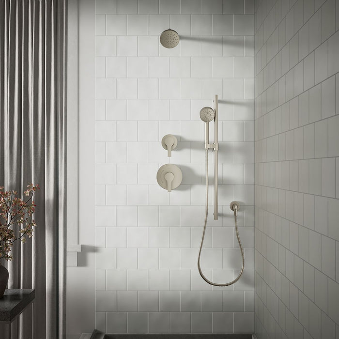 KOHLER K-33641 Elate Single-function Showerhead, 1.5 GPM, vibrant brushed nickel - view 2