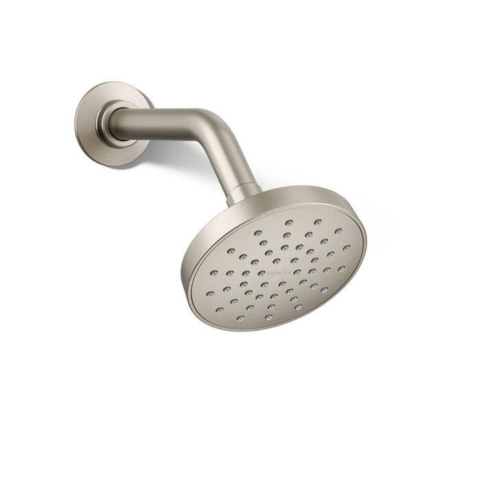 KOHLER K-33641 Elate Single-function Showerhead, 2.5 GPM, vibrant brushed nickel - view 3