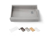 KOHLER K-33657 Strive 35-1/2" Undermount Single-bowl Farmhouse Workstation Kitchen Sink, stainless steel