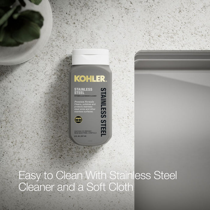 KOHLER K-33662 Strive 32" Undermount Single-bowl Workstation Kitchen Sink, stainless steel - view 4