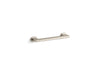 KOHLER K-33676 Belay™ 12" Grab Bar, vibrant brushed nickel