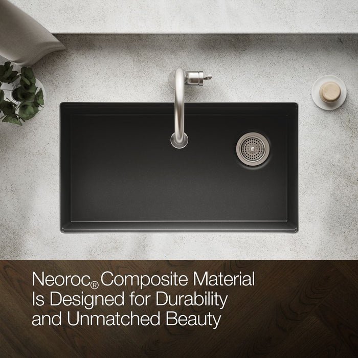 KOHLER K-33710 Billings™ 32-1/2" Undermount Single-bowl Kitchen Sink