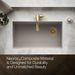 KOHLER K-33710 Billings™ 32-1/2" Undermount Single-bowl Kitchen Sink, matte taupe - view 3