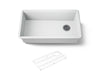 KOHLER K-33710 Billings™ 32-1/2" Undermount Single-bowl Kitchen Sink, matte white