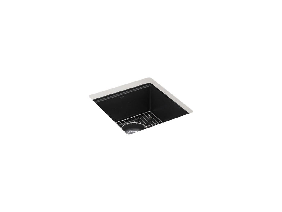 KOHLER K-33711 Billings™ 18" Undermount Bar Sink, matte black