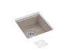 KOHLER K-33711 Billings™ 18" Undermount Bar Sink, matte taupe - view 2