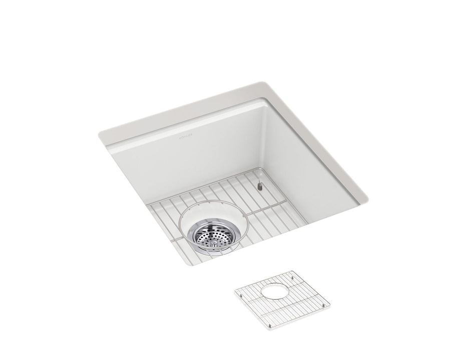 KOHLER K-33711 Billings™ 18" Undermount Bar Sink, matte white - view 2