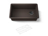 KOHLER K-33712 Billings™ 29" Undermount Single-bowl Kitchen Sink, matte brown