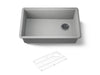 KOHLER K-33712 Billings™ 29" Undermount Single-bowl Kitchen Sink, matte grey