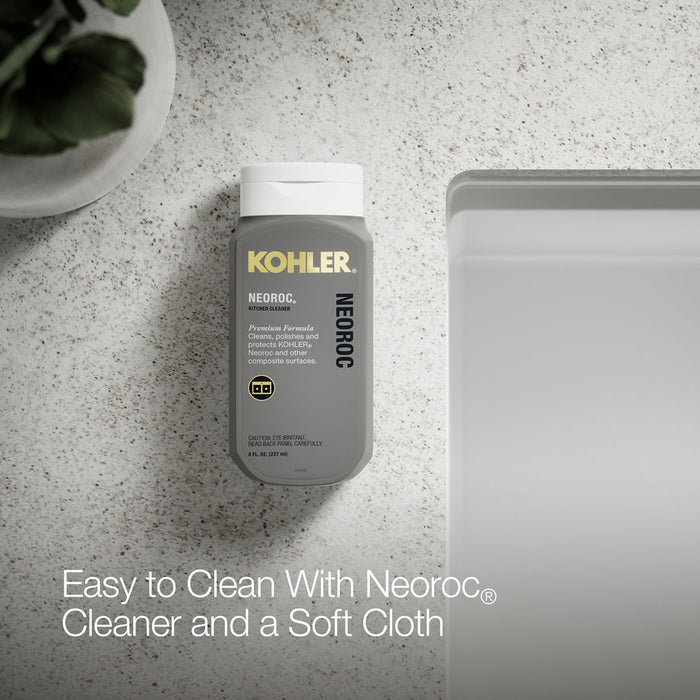 KOHLER K-33712 Billings™ 29" Undermount Single-bowl Workstation Kitchen Sink, matte white - view 3